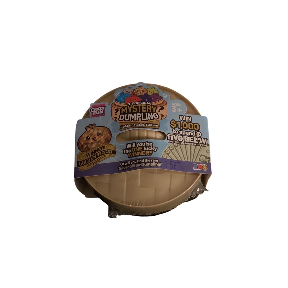 Crazy Fun Original Mystery‎ Dumpling Golden Ticket Edition Squishy Toy RMS New